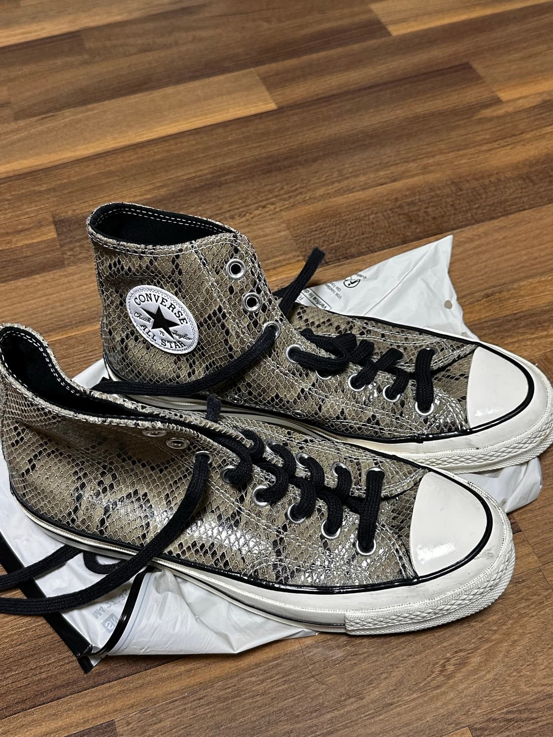 컨버스 척 하이 스네이크스킨 상품이미지5