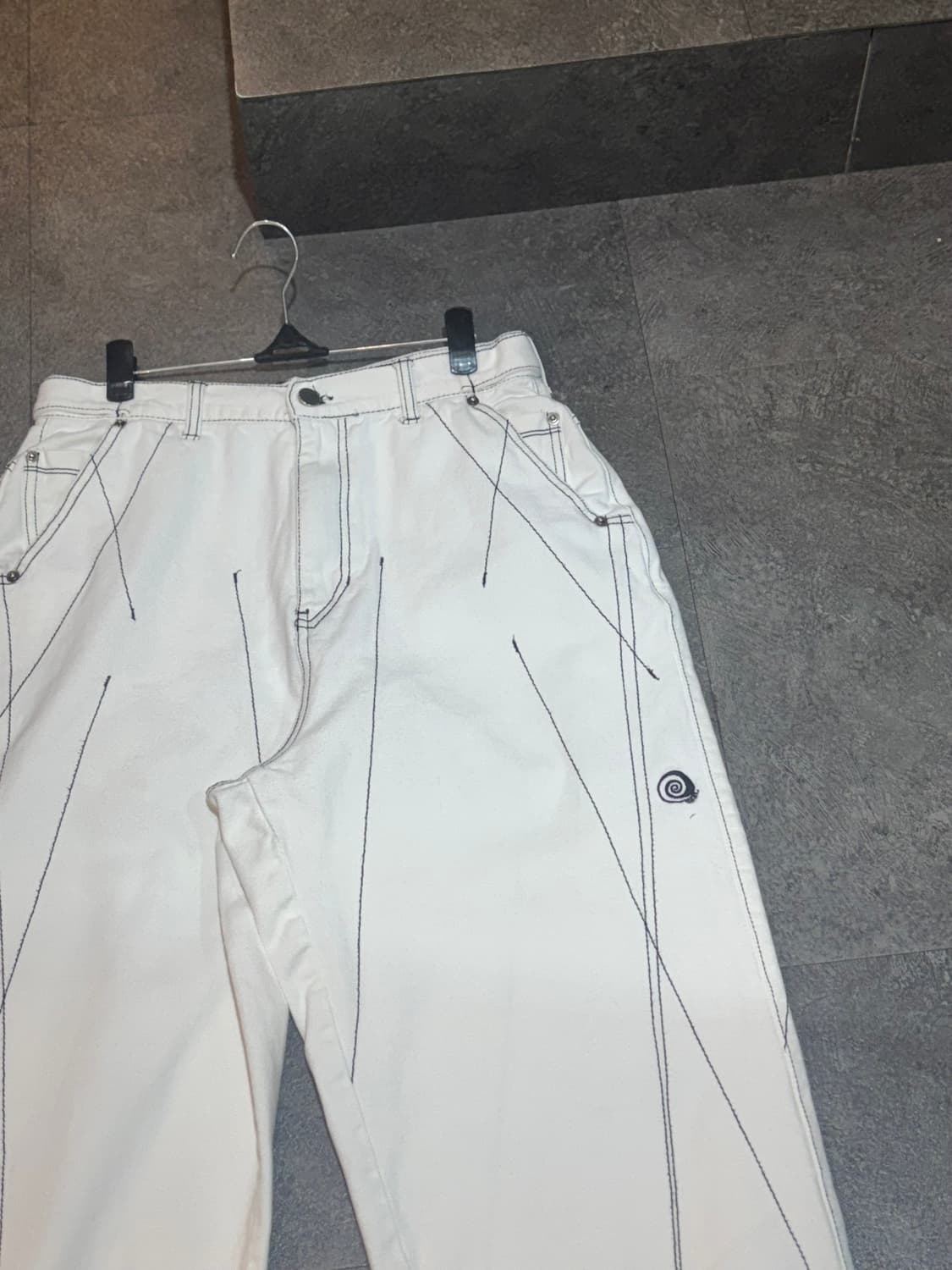 트래블 화이트 팬츠 바지 S사이즈 상품이미지4