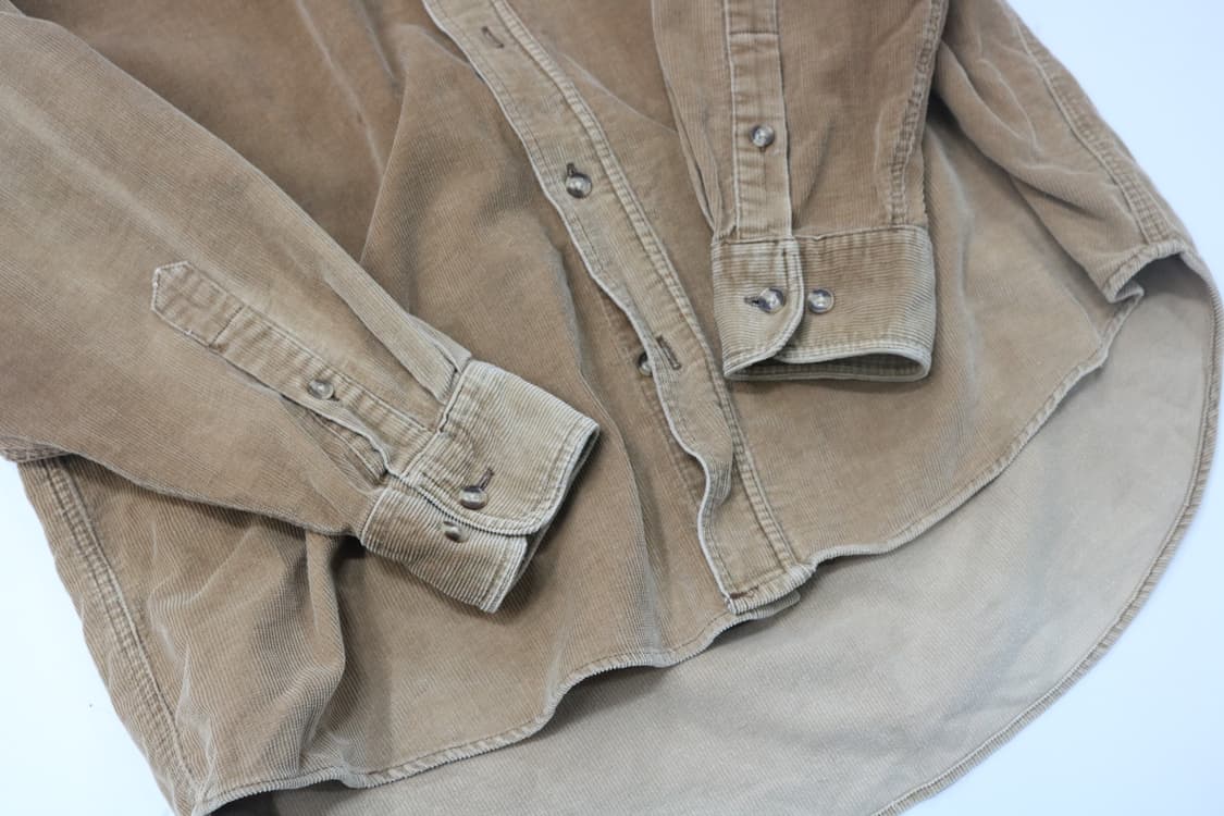 90s 유니클로 페이딩 코듀로이 셔츠 상품이미지5