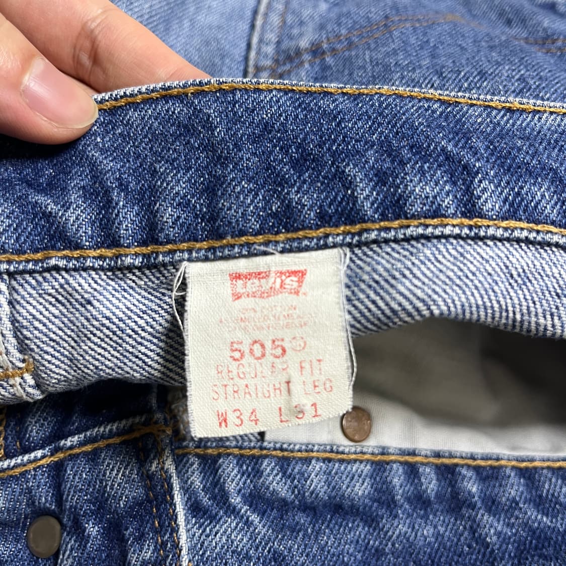 90s 리바이스505 오렌지탭 [33] 상품이미지6