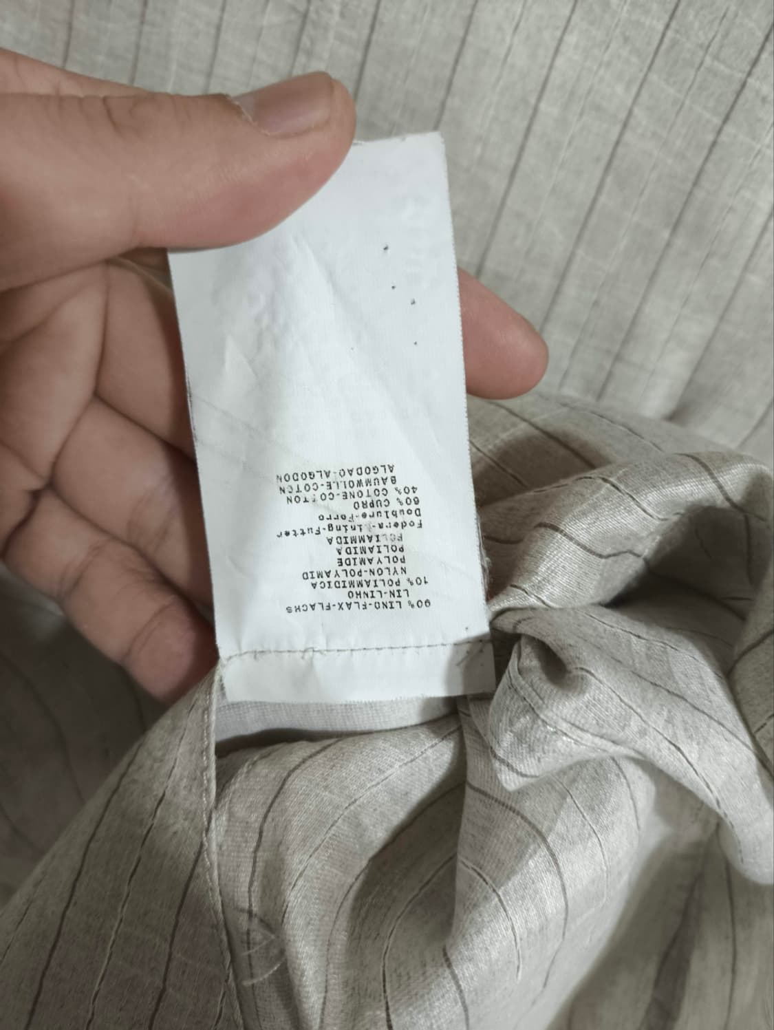 66~77 알마니 꼴레지오니 여성 린넨혼방 블레이저 자켓 상품이미지7