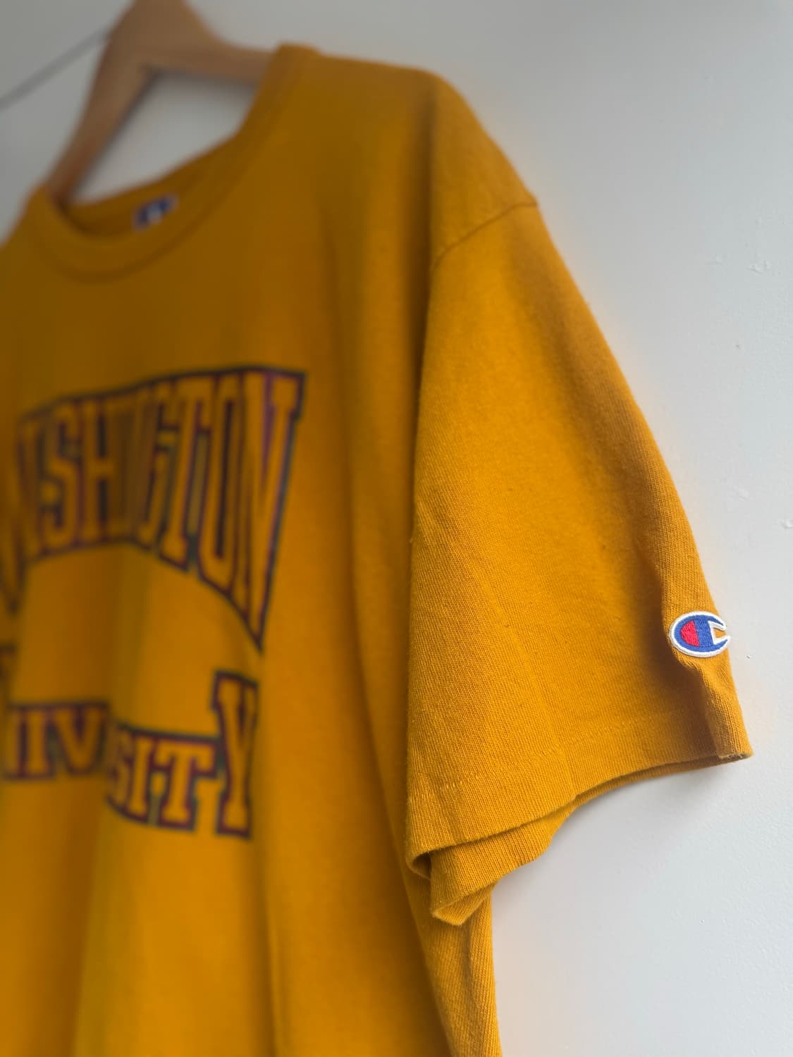 90s Champion 'washington univ' T shirt 상품이미지3