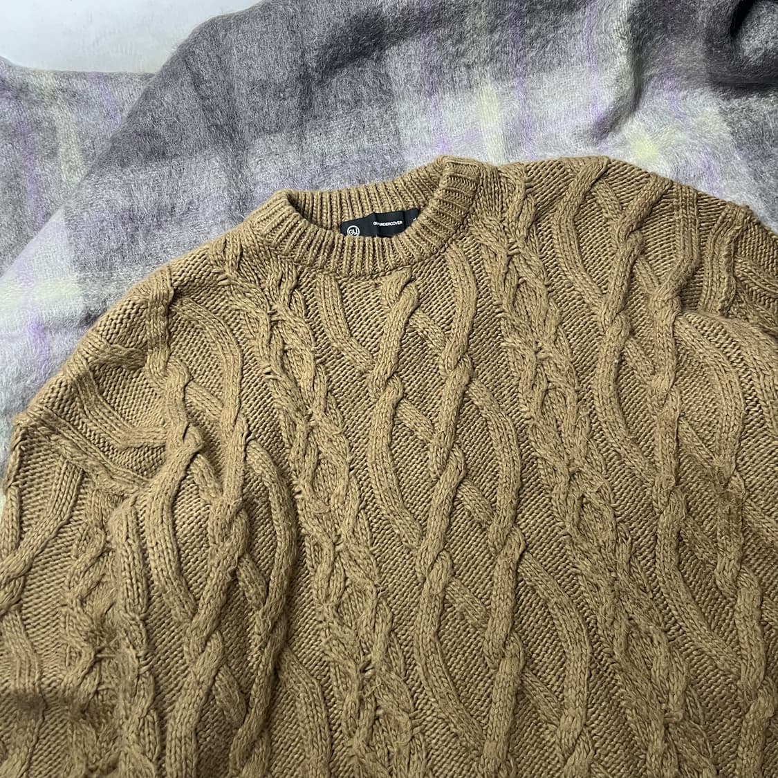 [GU×UNDERCOVER] 지유 언더커버 집업 케이블 니트 상품이미지2