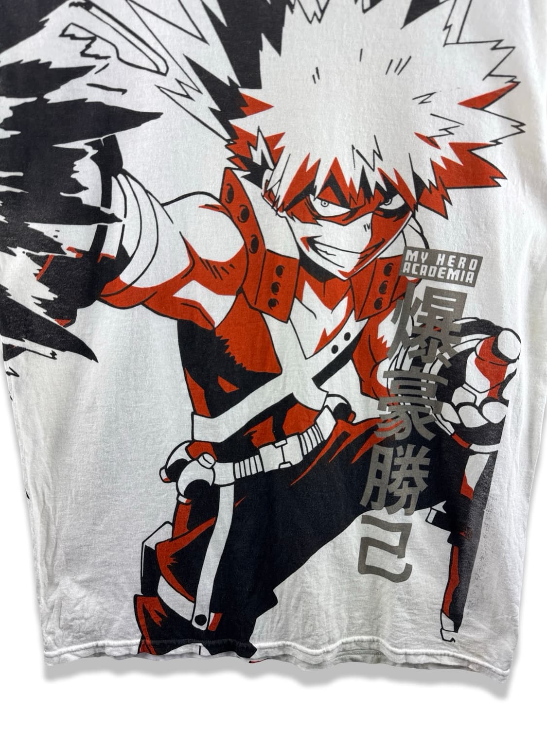 나의히어로 아카데미아 바쿠고 프린팅 티셔츠2635 상품이미지3