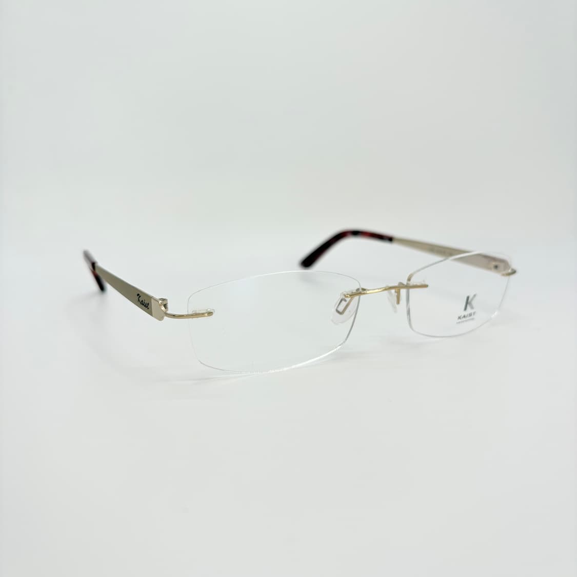 KAIST 골드 스퀘어 무테 빈티지안경 상품이미지2