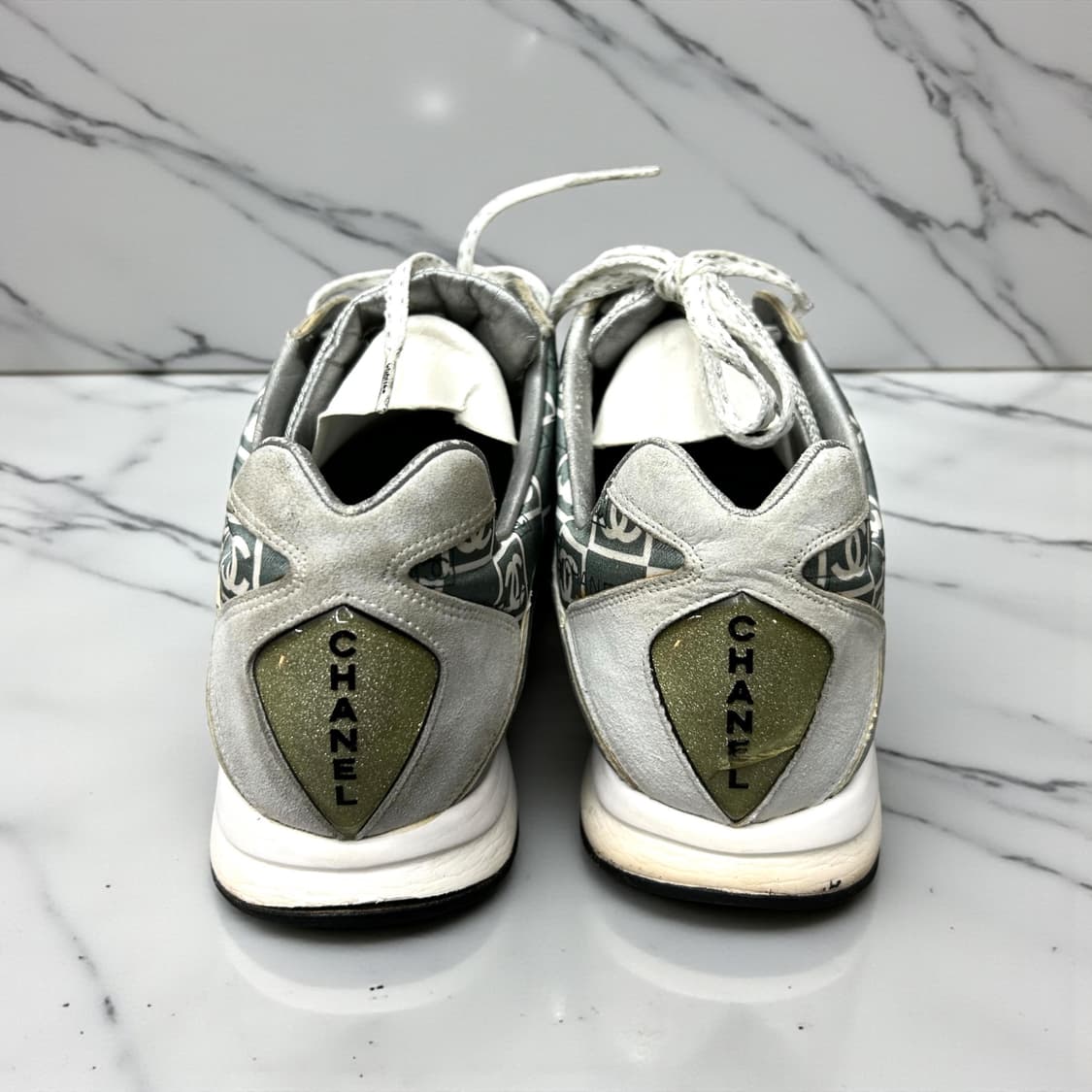 38/ 샤넬 04AW CC로고 로우탑 스니커즈 상품이미지6