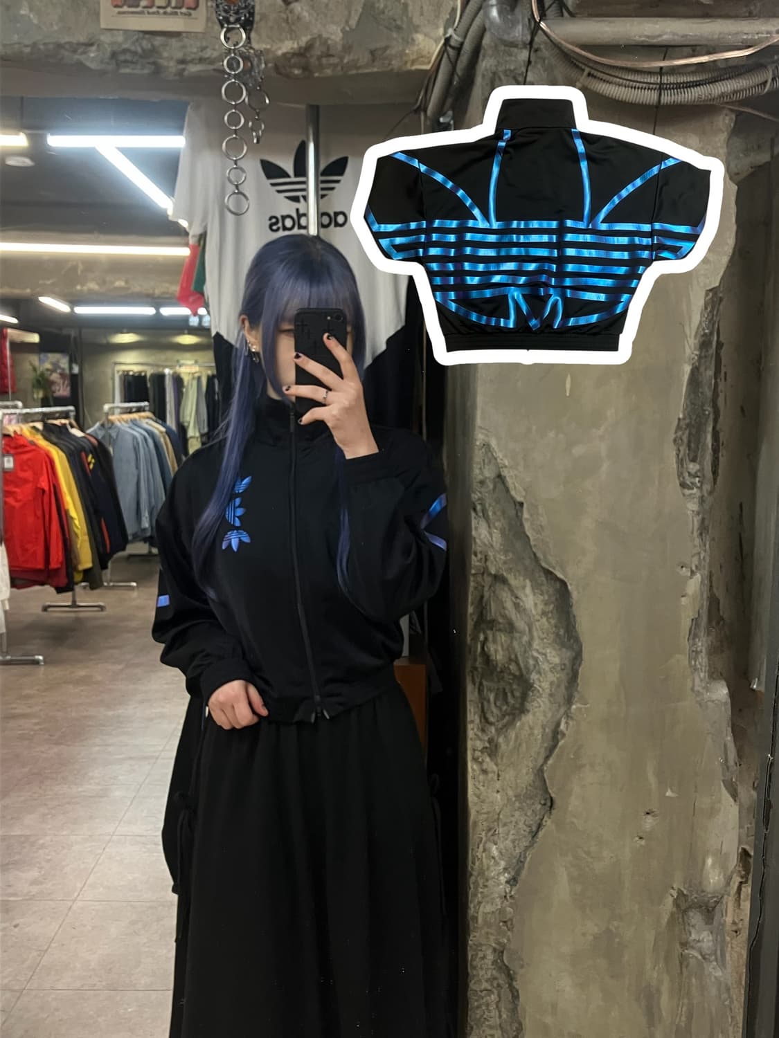 아디다스 크롭 져지 블랙 XS #csz2280  상품이미지1