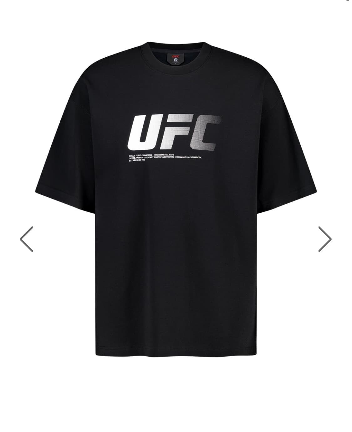 ufc 제로 100 오버핏 반팔(L) 상품이미지1