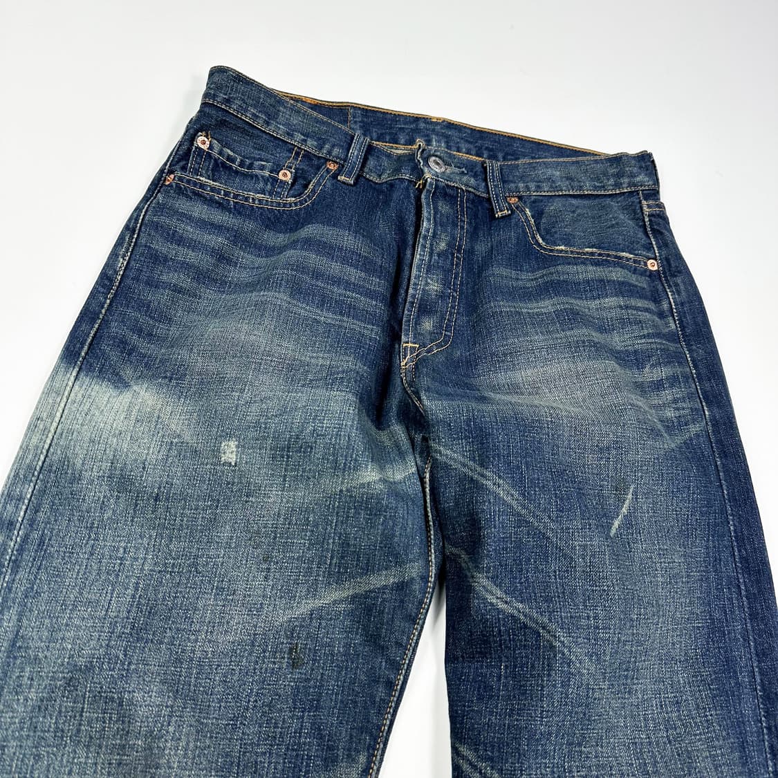 리바이스 501 오리지널 워싱 데님 팬츠 (30인치) 상품이미지4