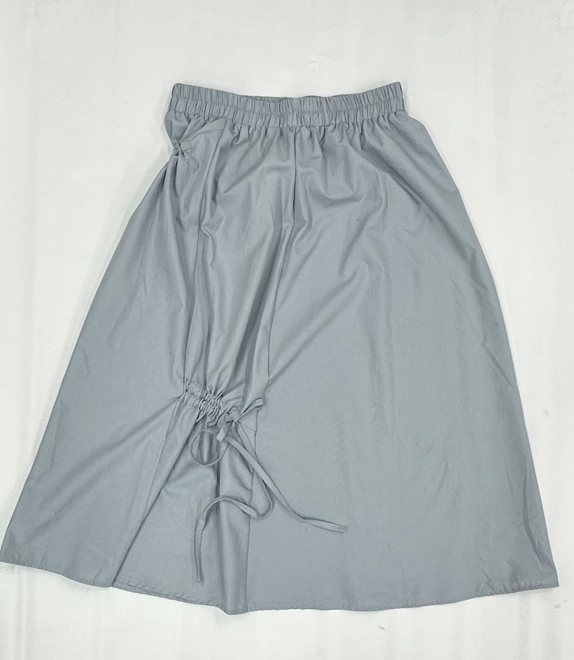 아이렛 셔링 포인트 롱 스커트 갸루 고프코어 스트릿 바람막이 스커트 상품이미지4