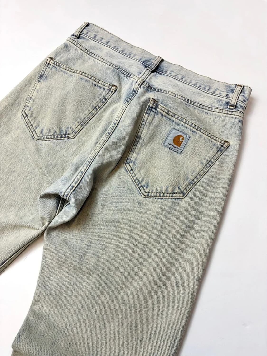 칼하트 B17 스트레이트 연청 데님 팬츠 PN5358  상품이미지6