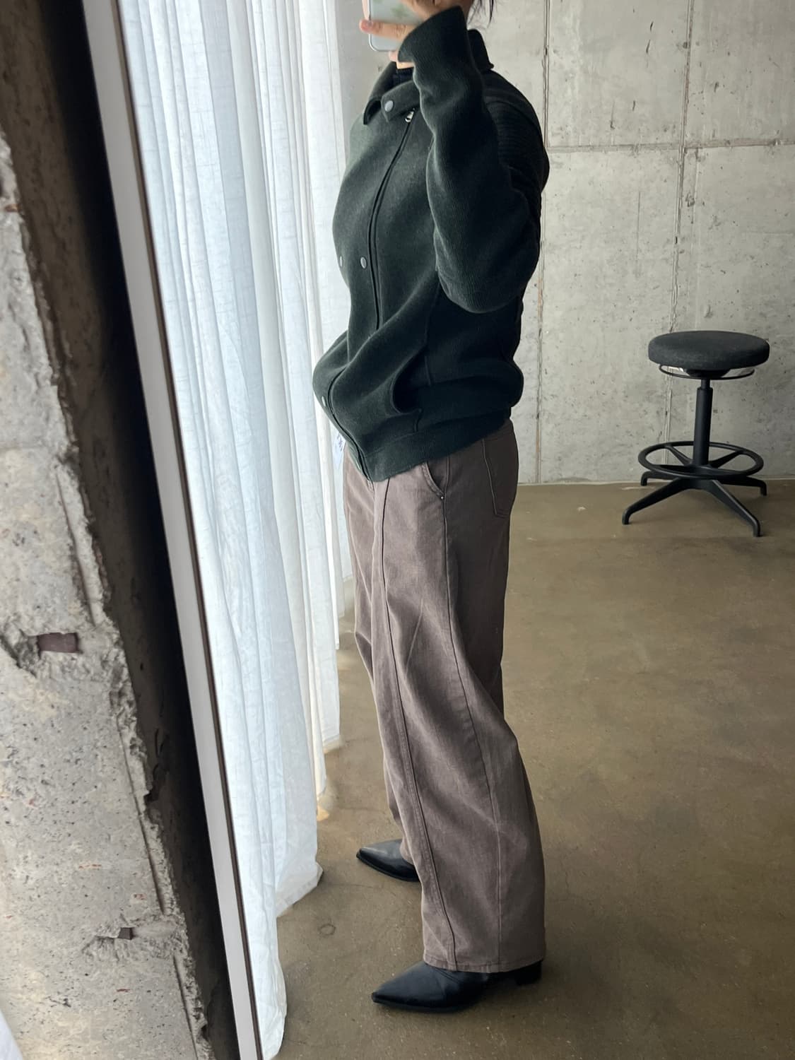 Diesel 디젤 더블브레스트 울 자켓 다크그린 상품이미지7