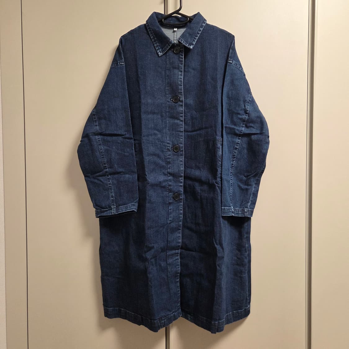 Muji 무인양품 데님 롱코트 L(100) 상품이미지1