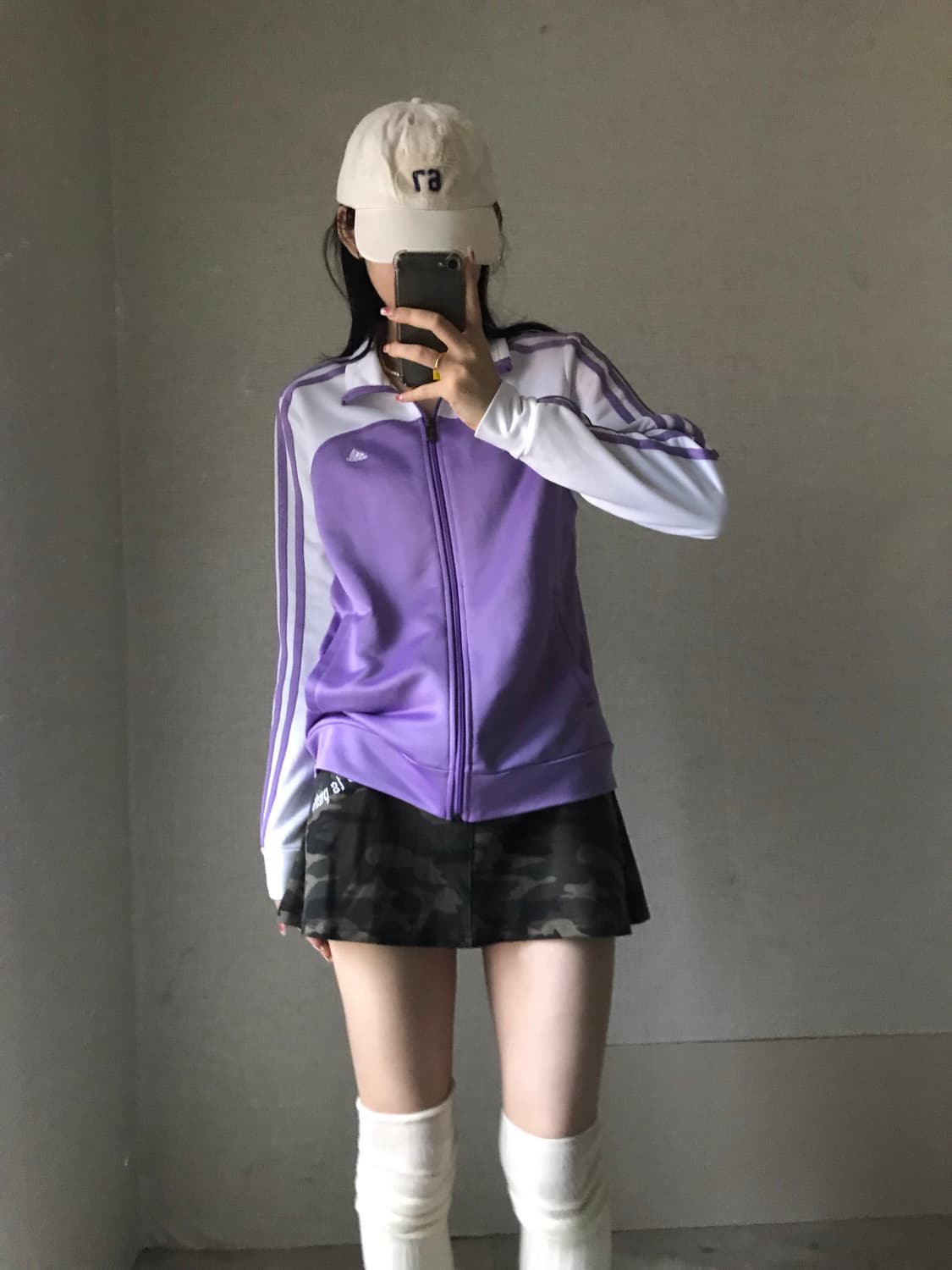 아디다스 화이트 라벤더 져지 상품이미지4