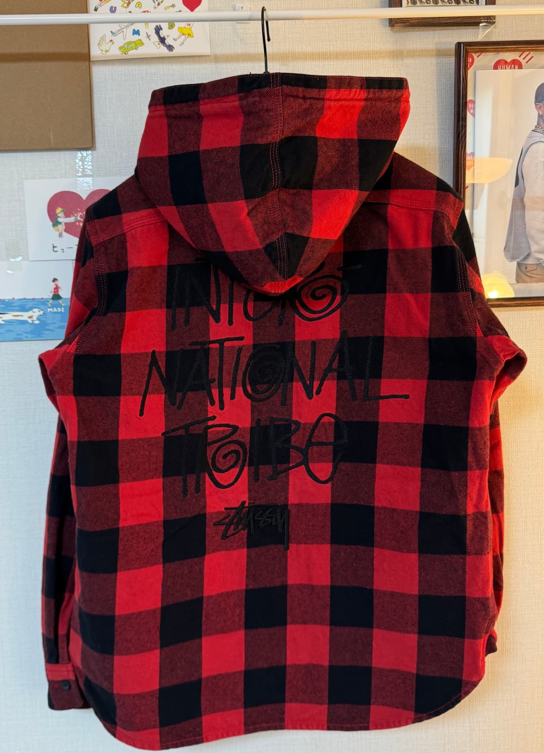 [M]Stussy 스투시 버팔로 체크 후드 집업 자켓 상품이미지3