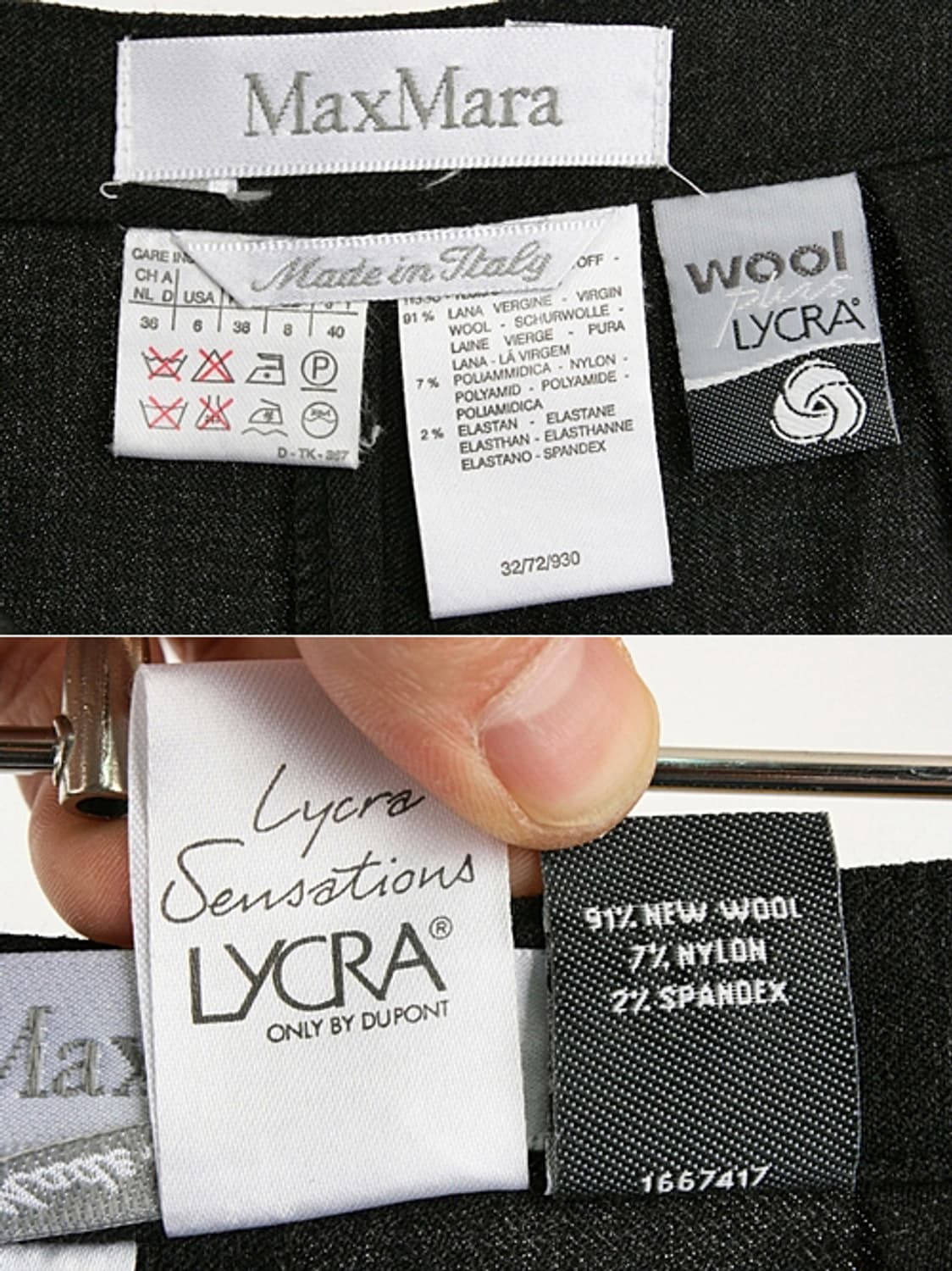 막스마라 그레이 울 슬랙스 상품이미지7