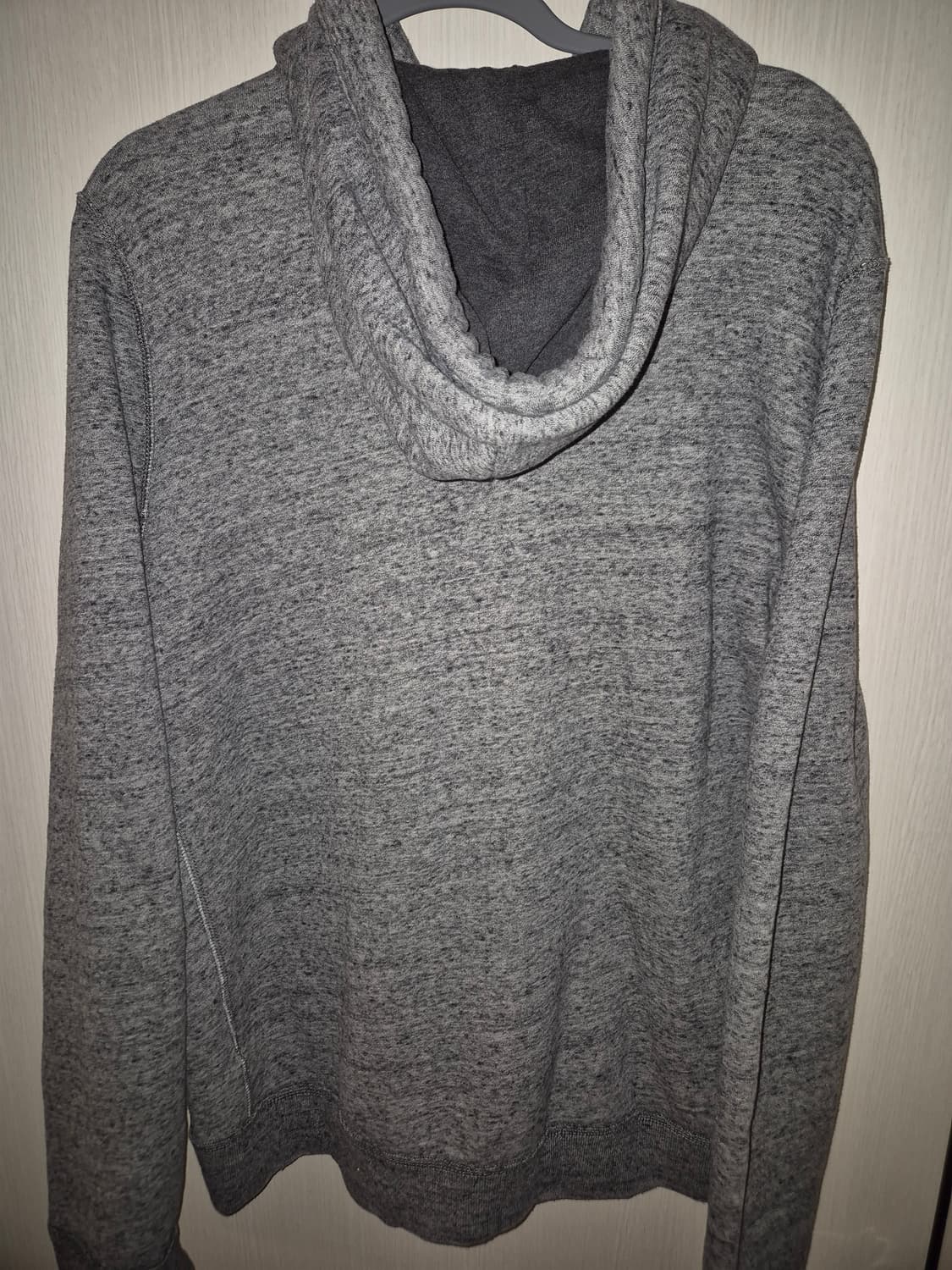 아베크롬비 머슬핏 그레이 네이비 후드집업 XL 상품이미지4