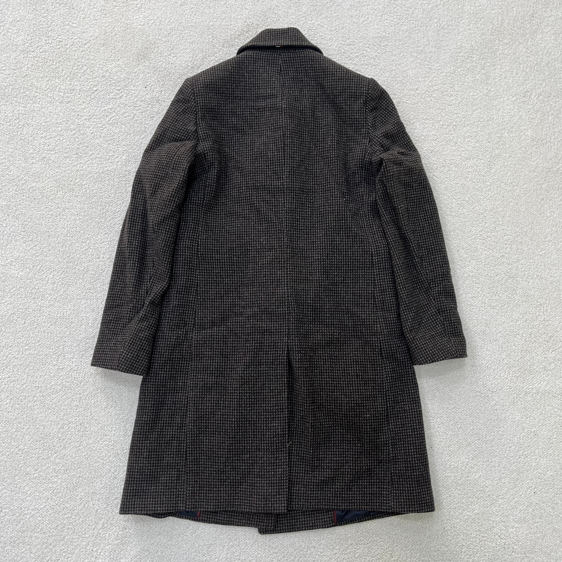 XS 타미힐피거 여성 체크 롱코트 0323M 상품이미지4