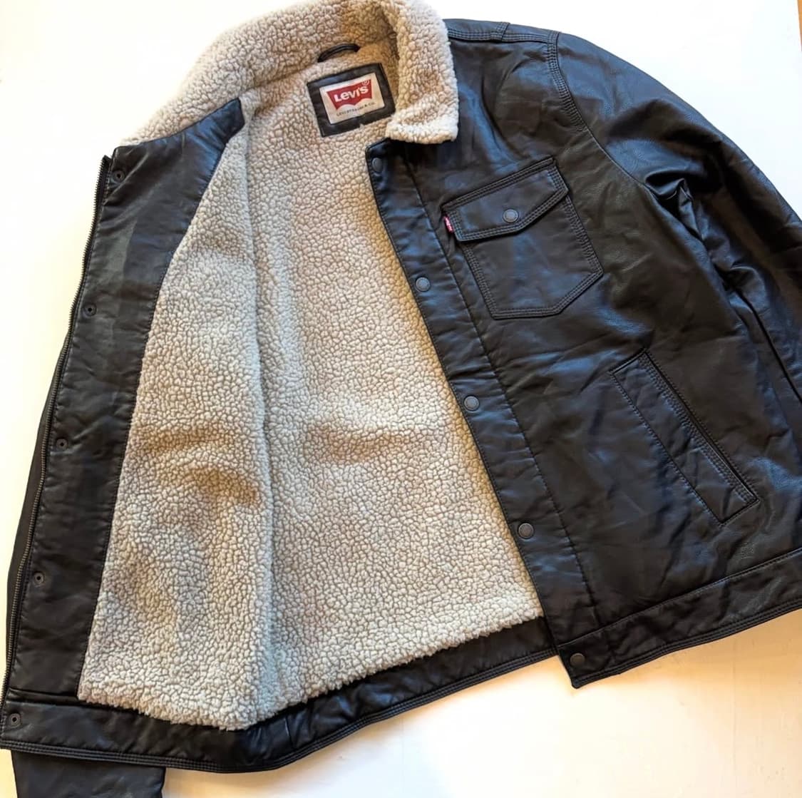 리바이스 레더 셰르파자켓 상품이미지5