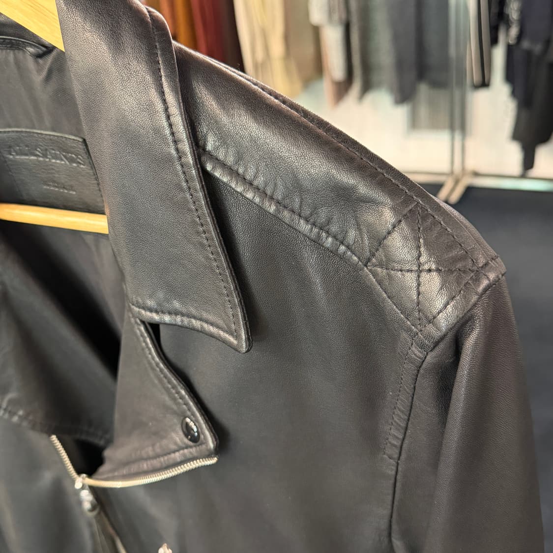[M] 올세인츠 바이커 양가죽100% 라이더자켓  상품이미지3