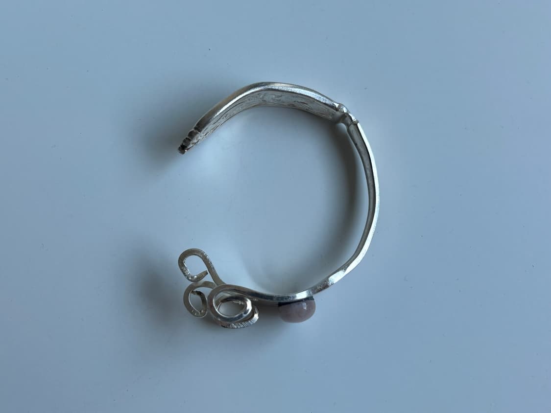 빈티지 로즈쿼츠 포크 뱅글 상품이미지2