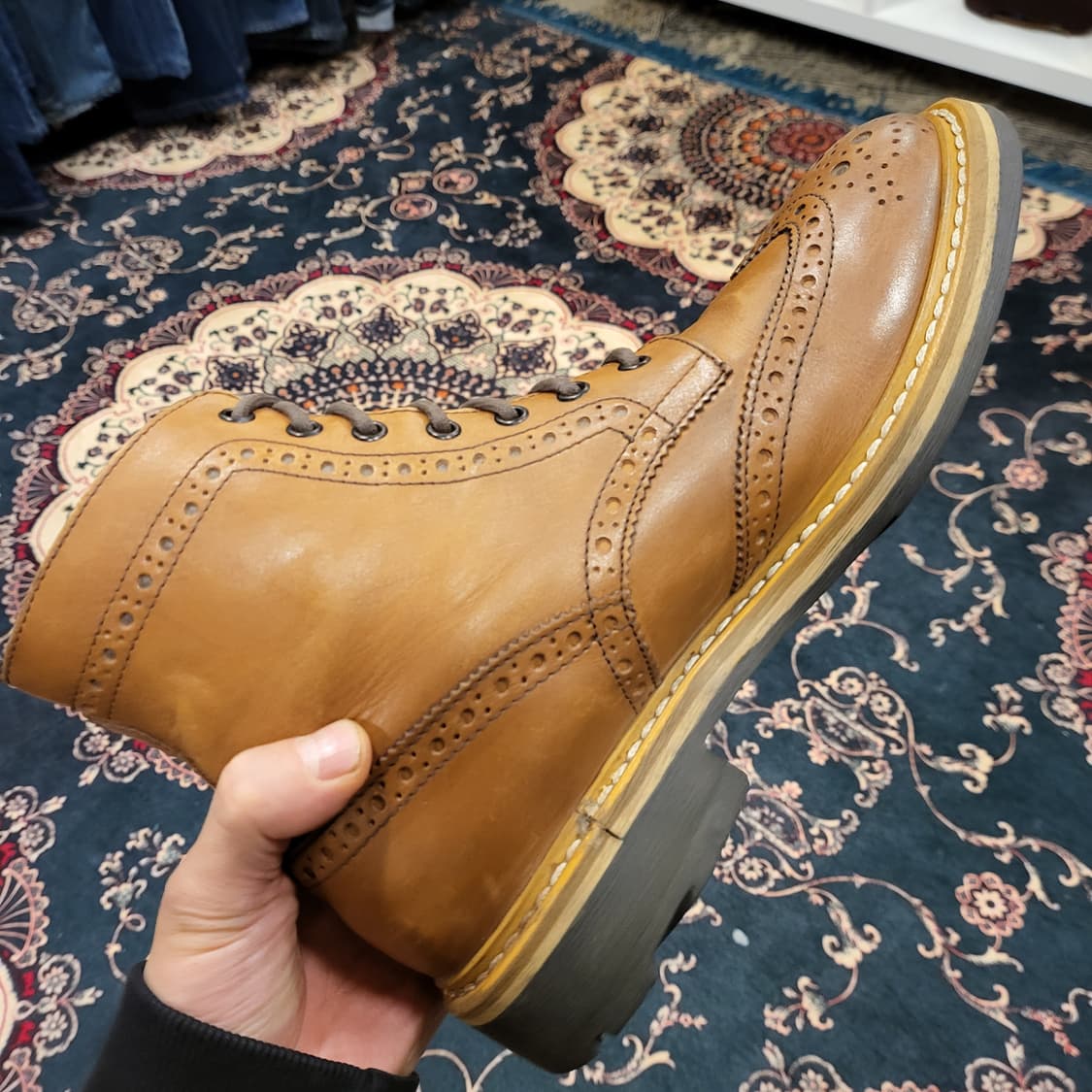 지안마크 모렐리 윙팁 워커 255m (EU40) 상품이미지7