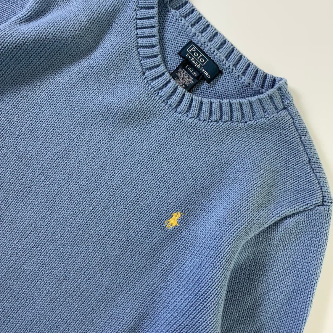 Polo  폴로 랄프로렌 자수 소라 코튼 니트   상품이미지3