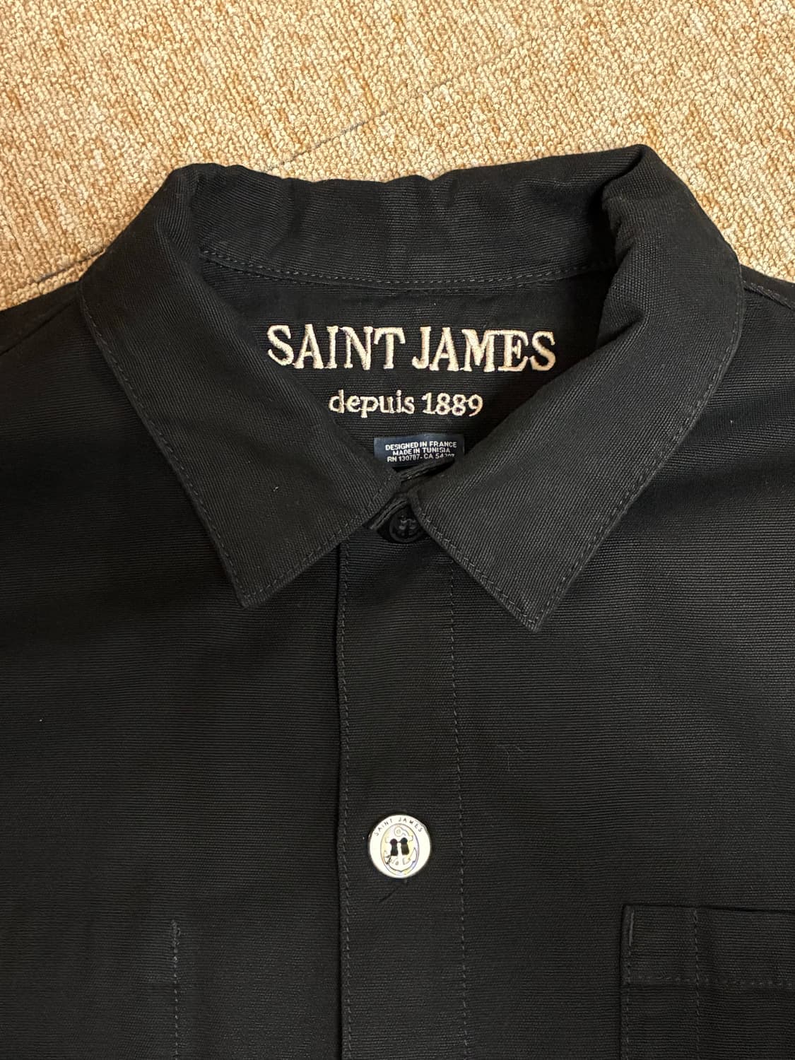 세인트제임스 워크자켓 L 블랙 상품이미지3