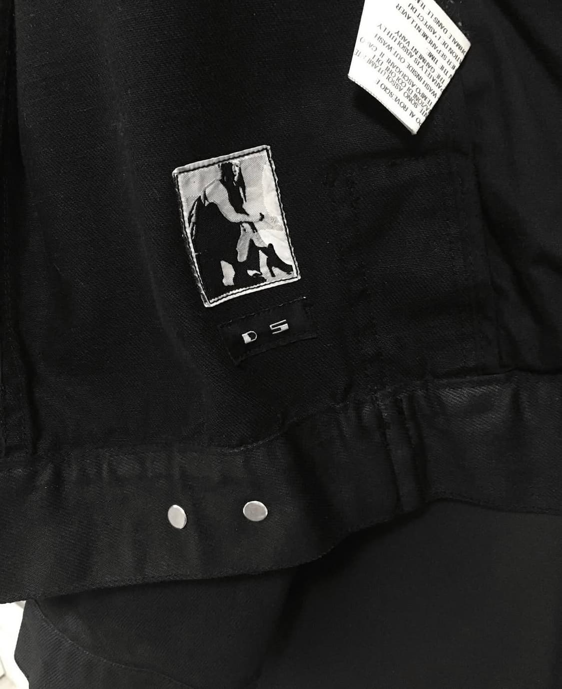 46)릭오웬스 사선 데님 자켓 상품이미지2