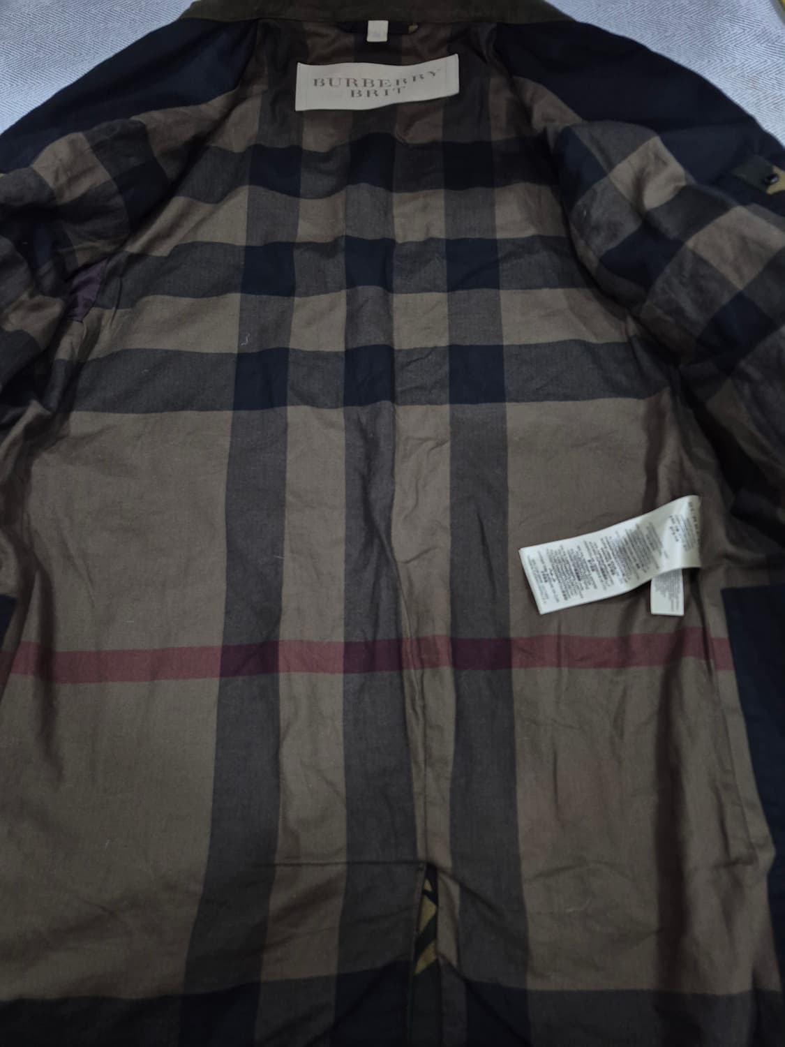 버버리 밀리터리 카모 야상 점퍼 자켓 남성 100사이즈 상품이미지4