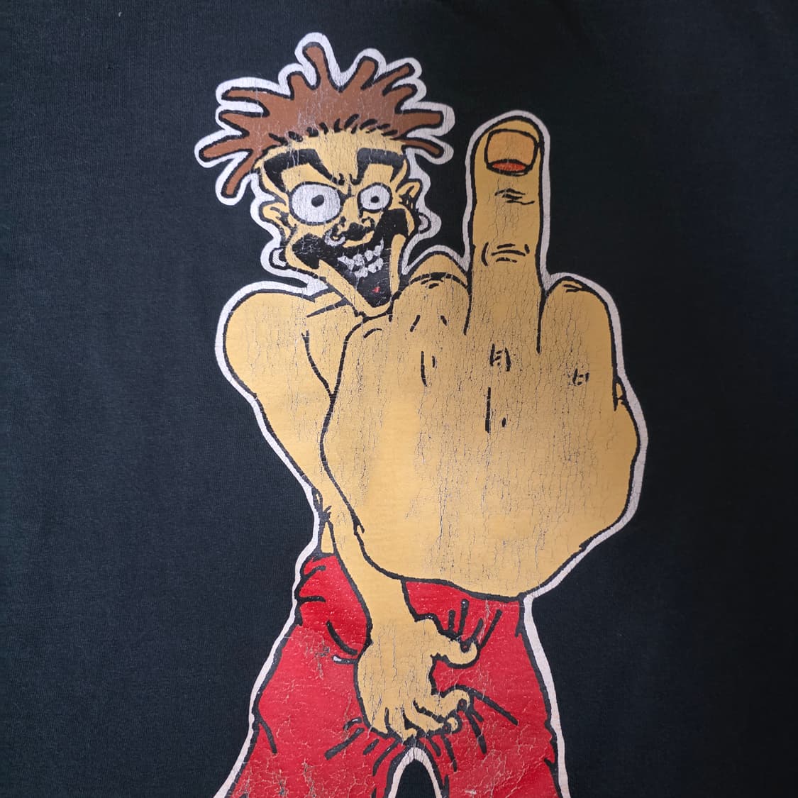 [XL] 90s ICP 미들핑거 빈티지 밴드티 랩티 ver. 숏 상품이미지3