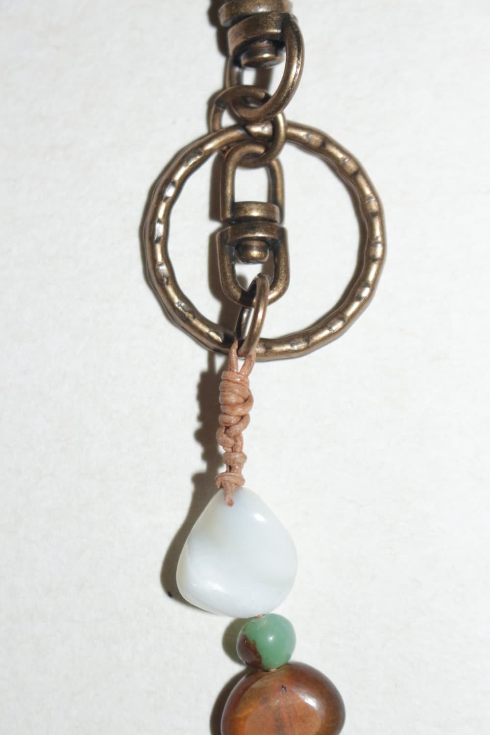 원석 가죽끈 열쇠고리 상품이미지3