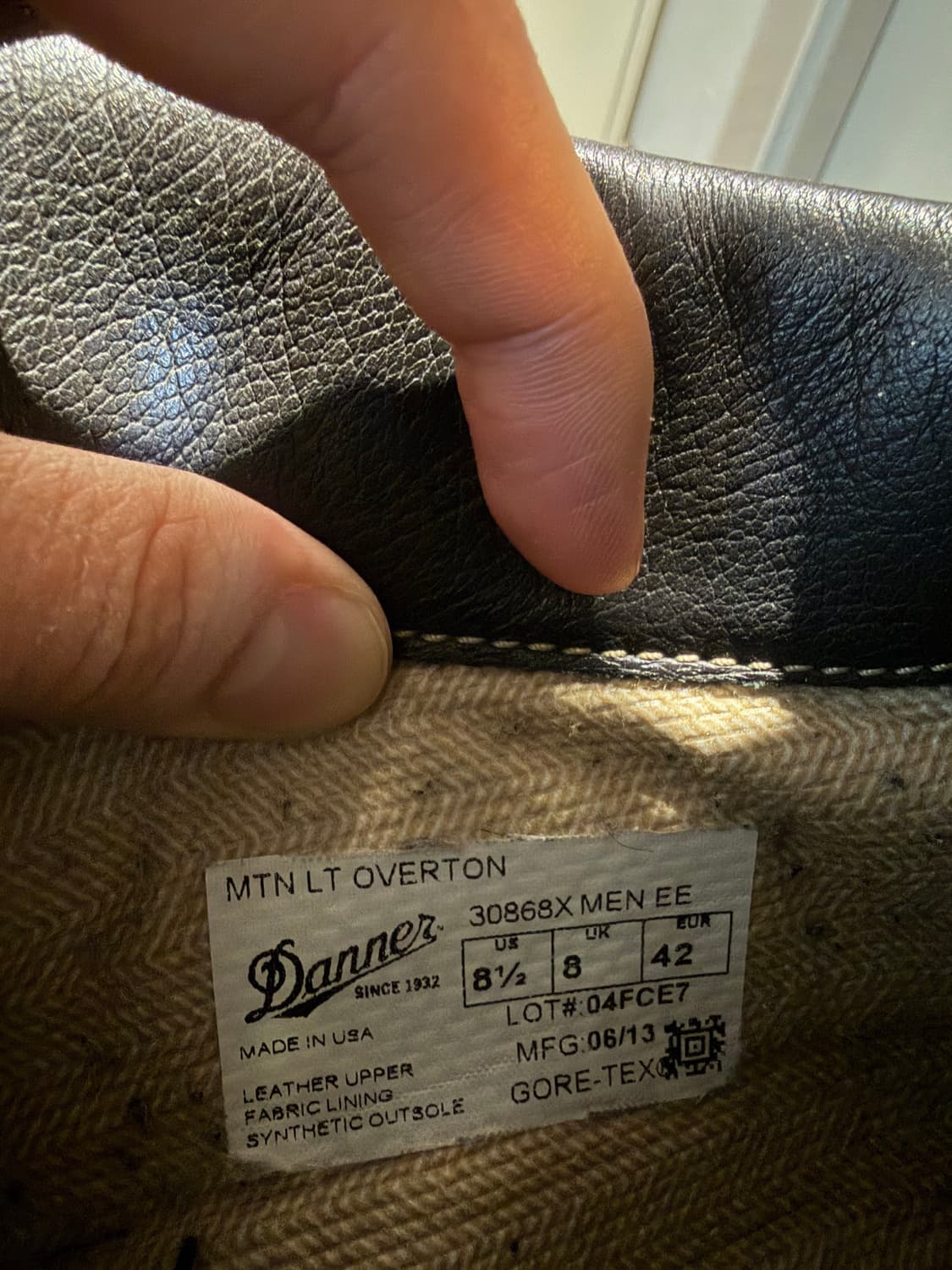 [US 8.5] 대너 마운틴 라이트 스웨이드 상품이미지8