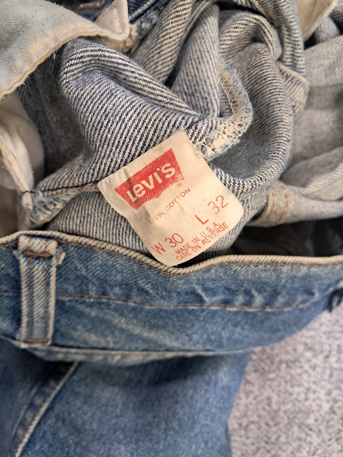 리바이스80 90s 505usa 상품이미지4