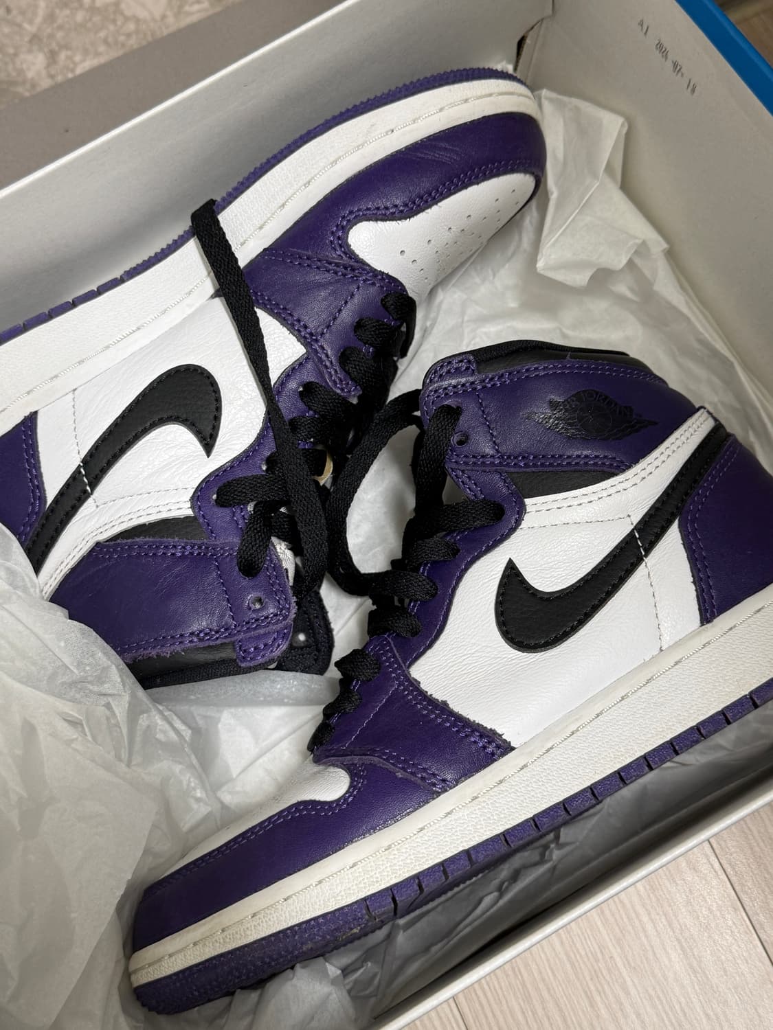 조던 1 레트로 하이 OG 코트 퍼플 230 상품이미지1