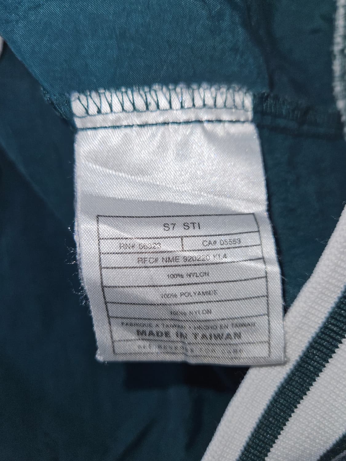 나이키 90s 올드스쿨 빈티지 웜업 바람막이 V넥 나일론 그린 L 상품이미지4