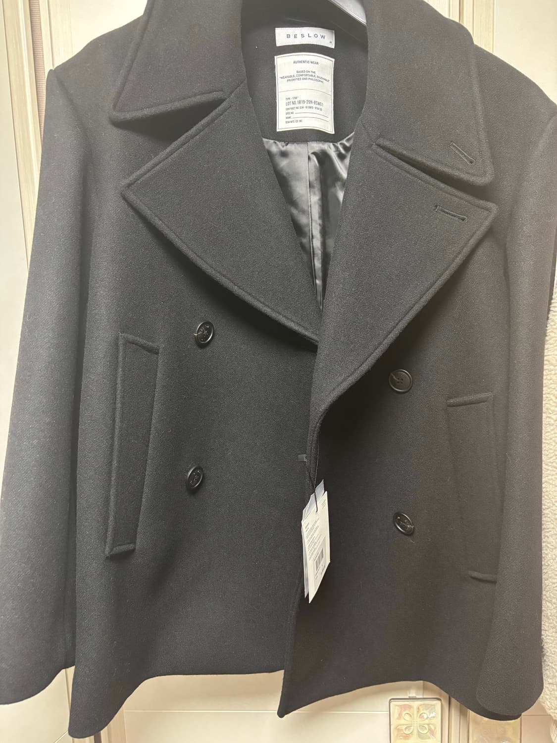 비슬로우 피코트M사이즈(택 안땐 새제품) 팝니다 상품이미지2