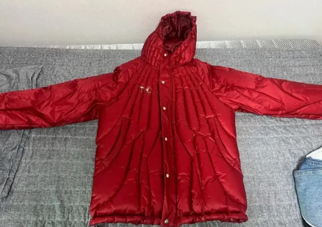 (S)떠그클럽 케이브 다운 패딩 레드 상품이미지1