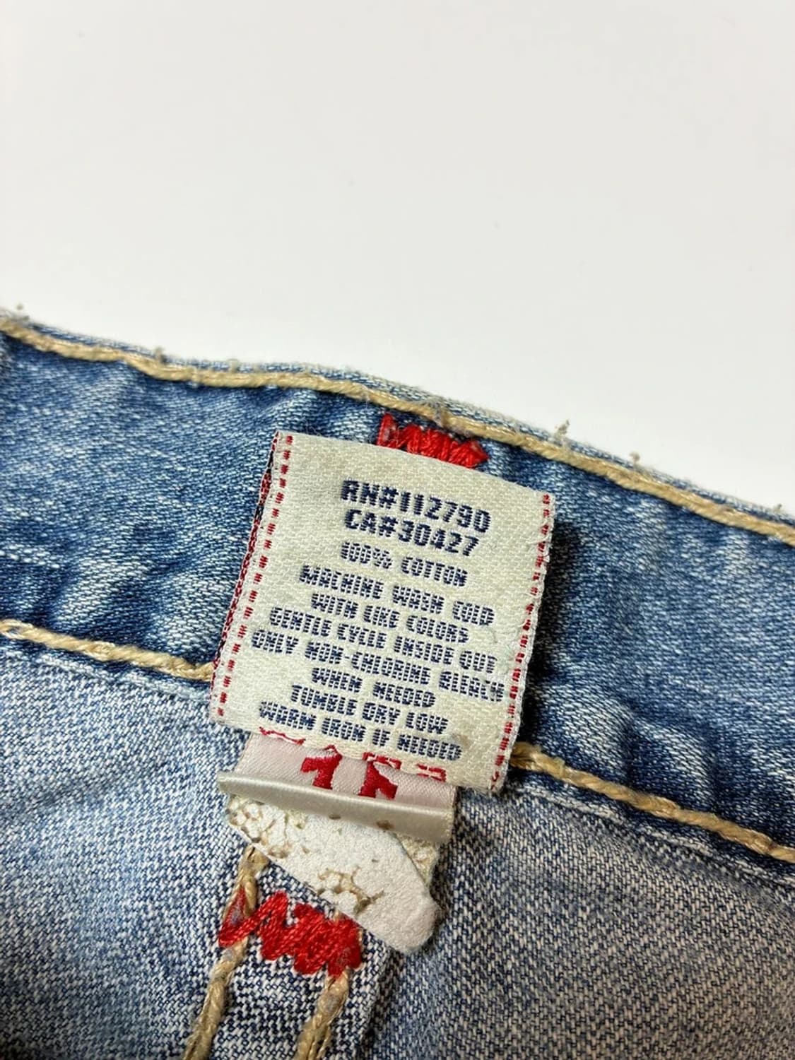 트루릴리젼 00's USA 스트레이트 데님 팬츠 PN9154 상품이미지8