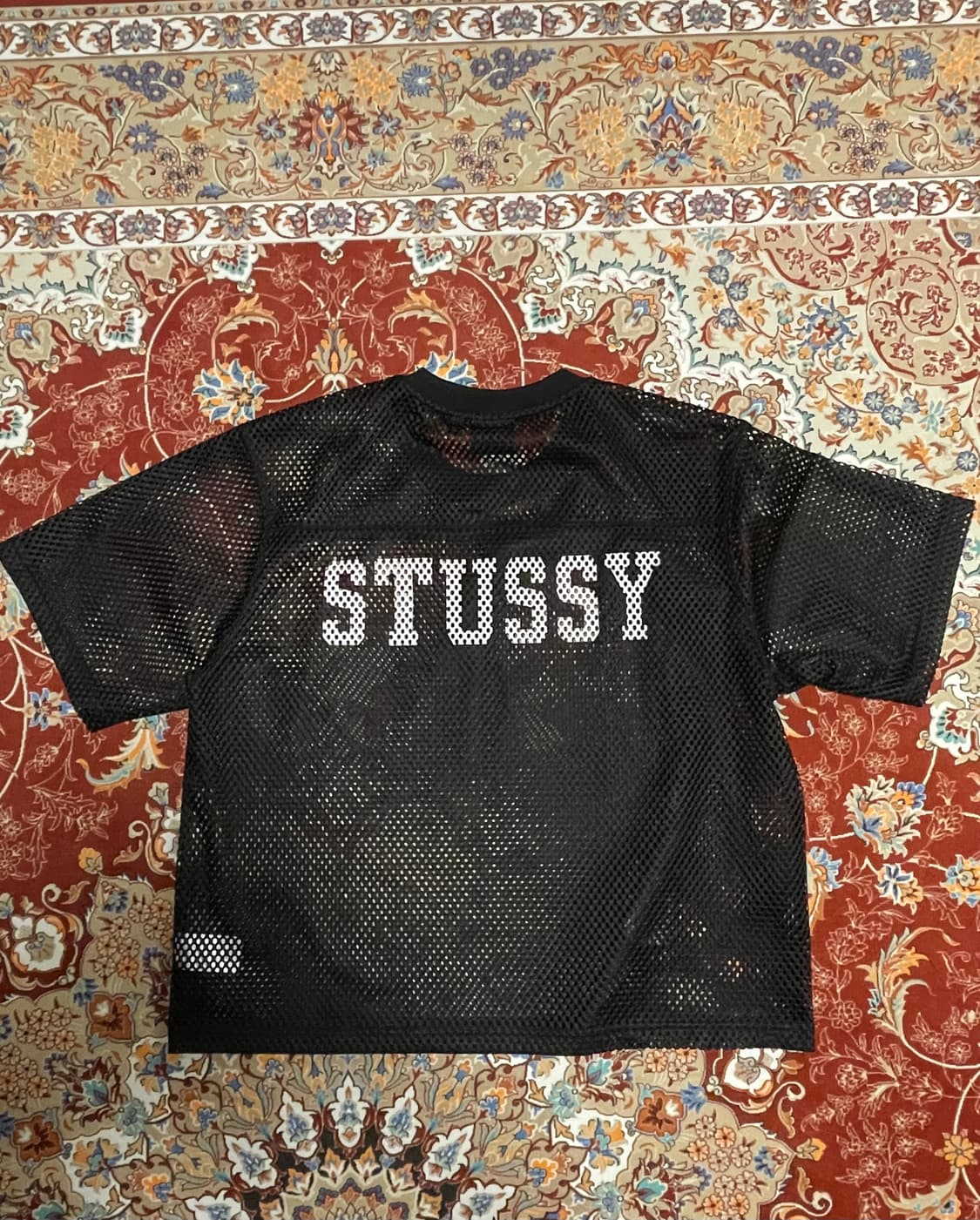 스투시 팀 80 져지 블랙 s 상품이미지4