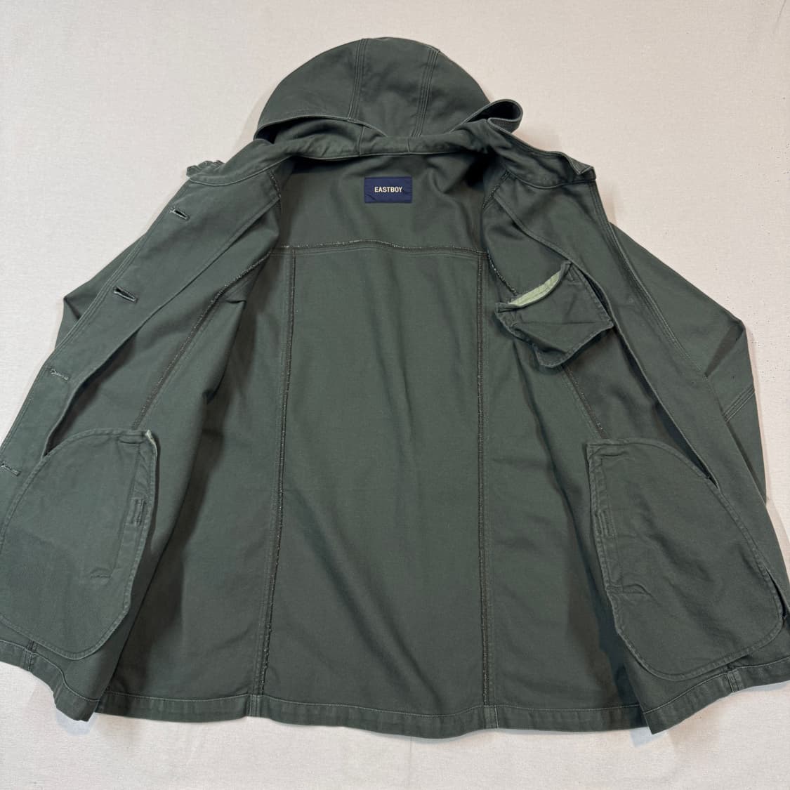 여M) EASTBOY 이스트보이 후드 코튼 자켓 상품이미지4