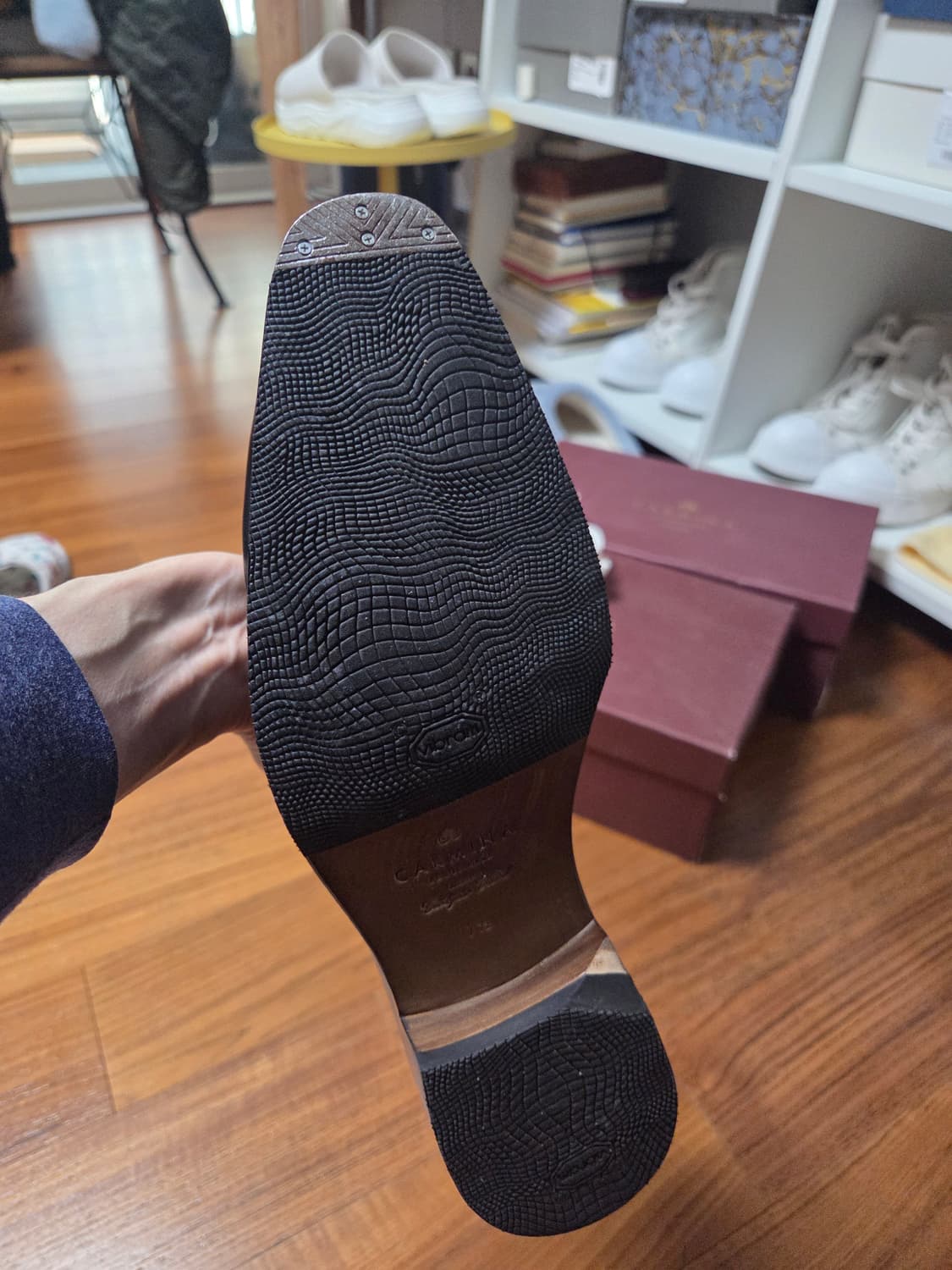 Carmina 블랙 몽크스트랩 구두 상품이미지4