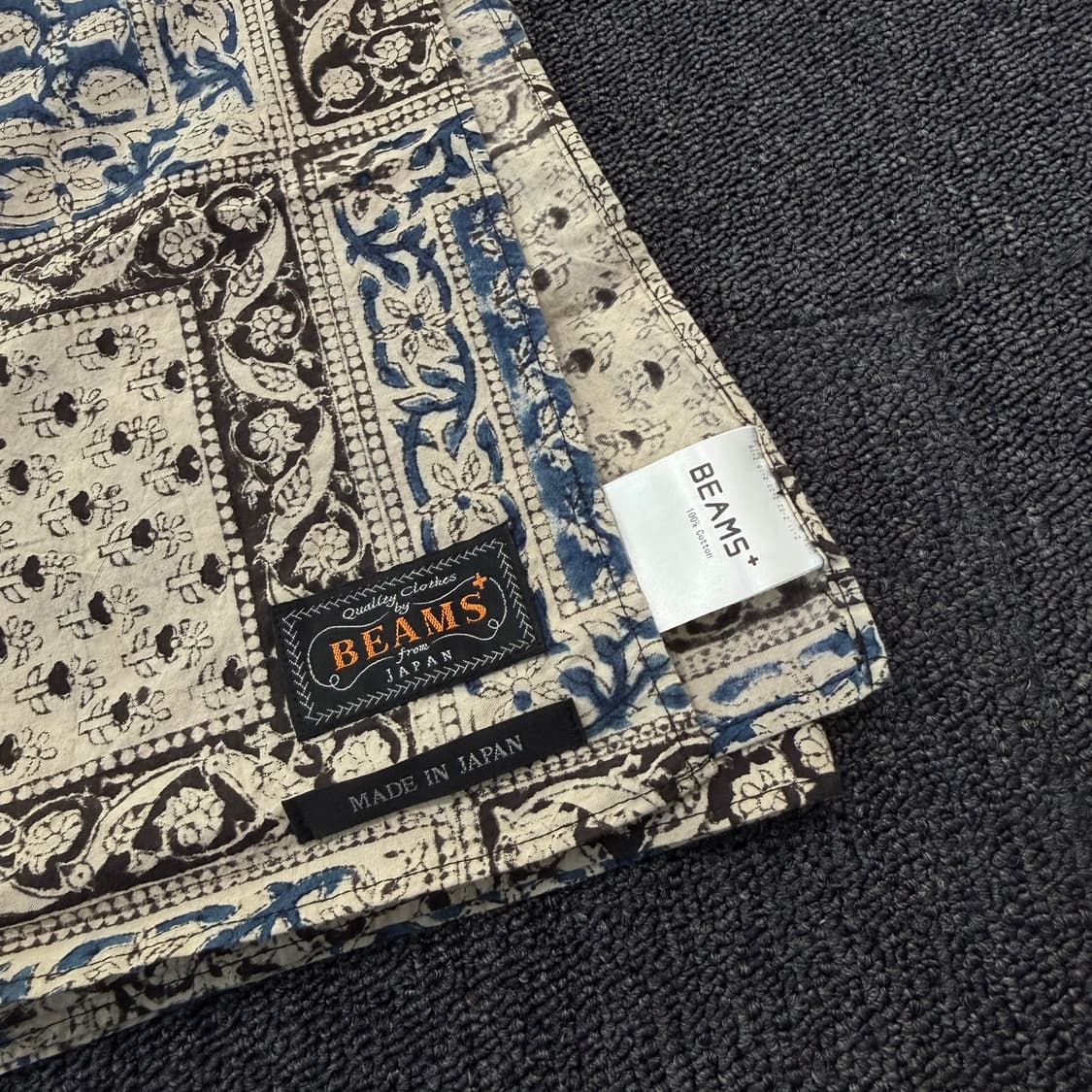 BEAMS 빔즈 플러스 페이즐리 머플러 스카프 상품이미지6