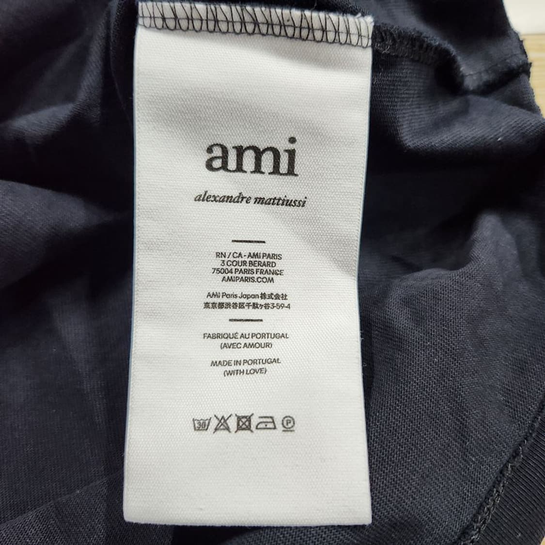 [남M]아미(ami) 크루넥 티셔츠[Y63-180] 상품이미지8