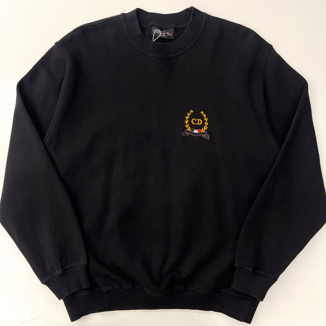 Dior 크리스찬 디올무슈 90‘s 블랙 로고 스웻셔츠 상품이미지1