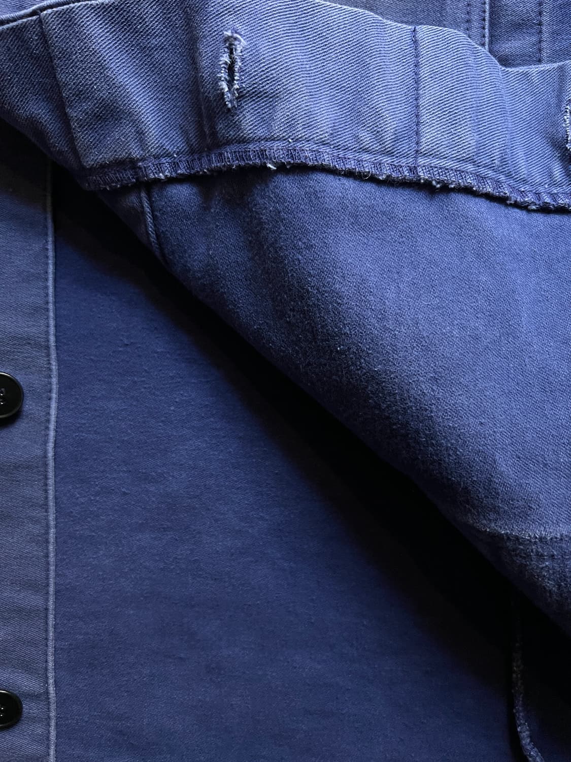 [XL]90's ROFA사 빈티지 워싱 몰스킨 프렌치 워크 자켓 상품이미지7