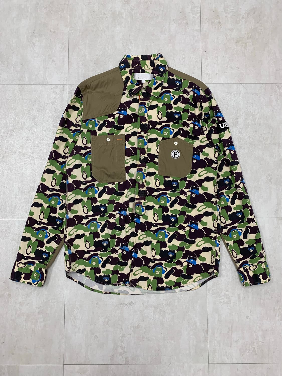 푸부 밀리터리 셔츠 상품이미지1