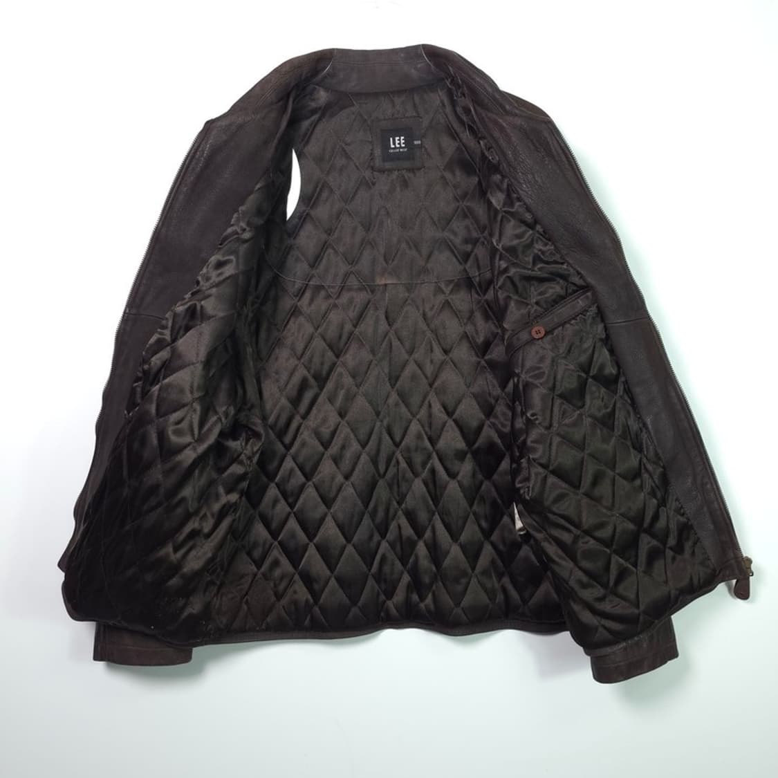 LEE 소가죽 브라운 레더 자켓 L 상품이미지5