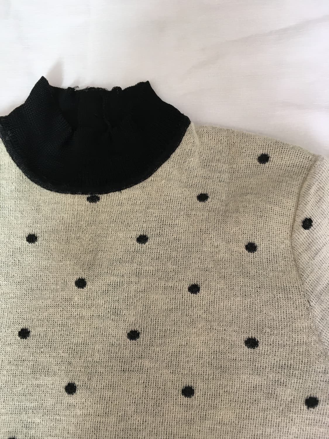 VTG Polka Dot Two-Way Knit 상품이미지4