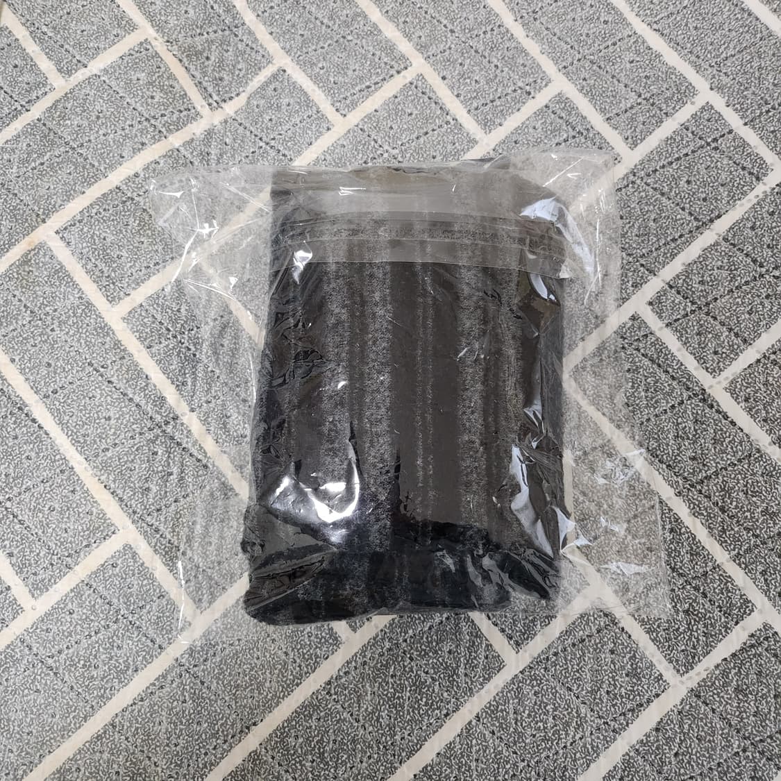 파히섬 스트라이프 슬림 밴딩팬츠 블랙 텐스댄스 상품이미지4